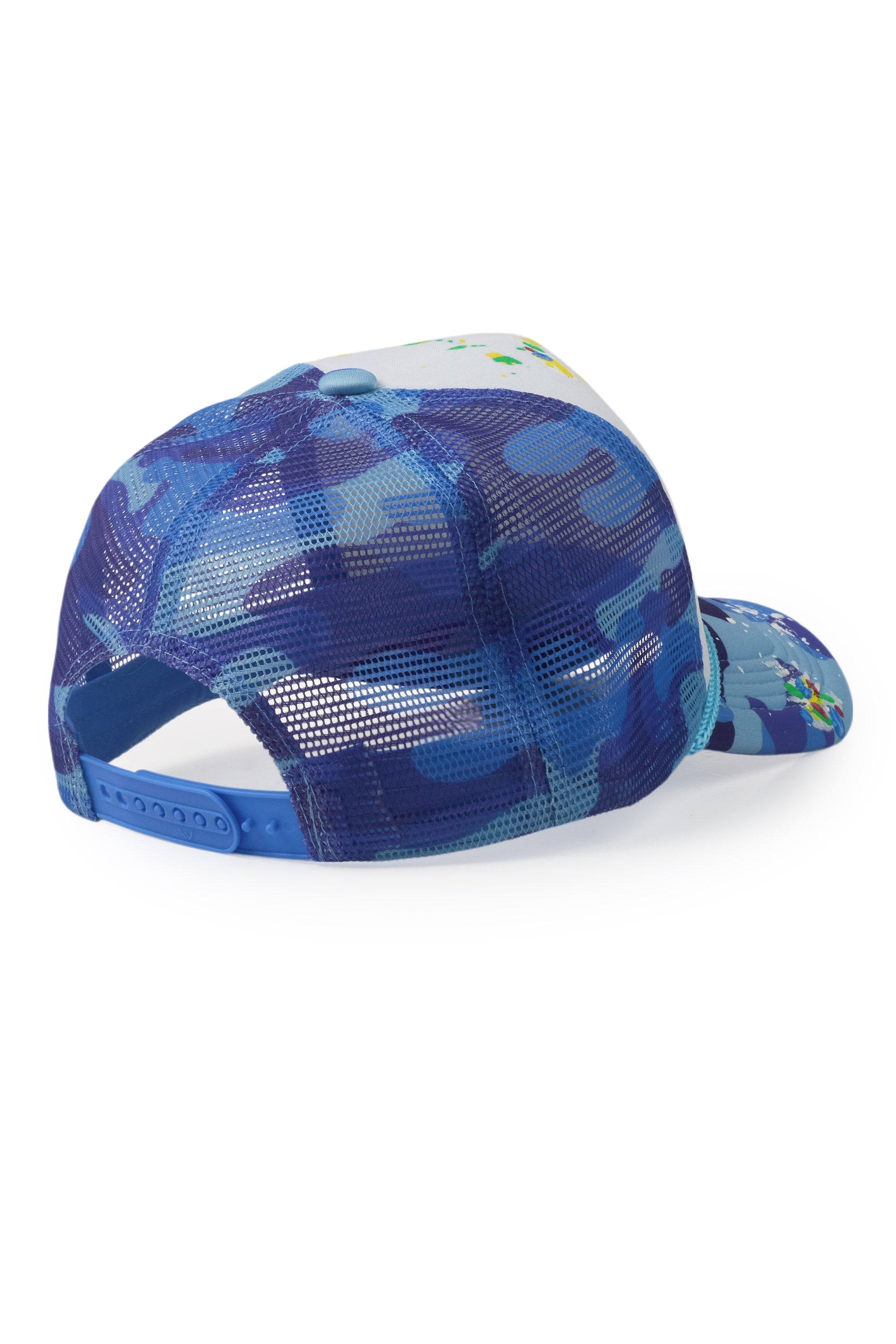 Good Side Only Blue Camo Trucker Hat