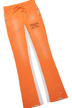 Rockstar Art Dist. Orange Hoodie/Baggy Track Pant Set