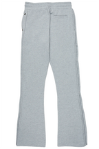 Filip Heather Grey Baggy Snap Button Pant