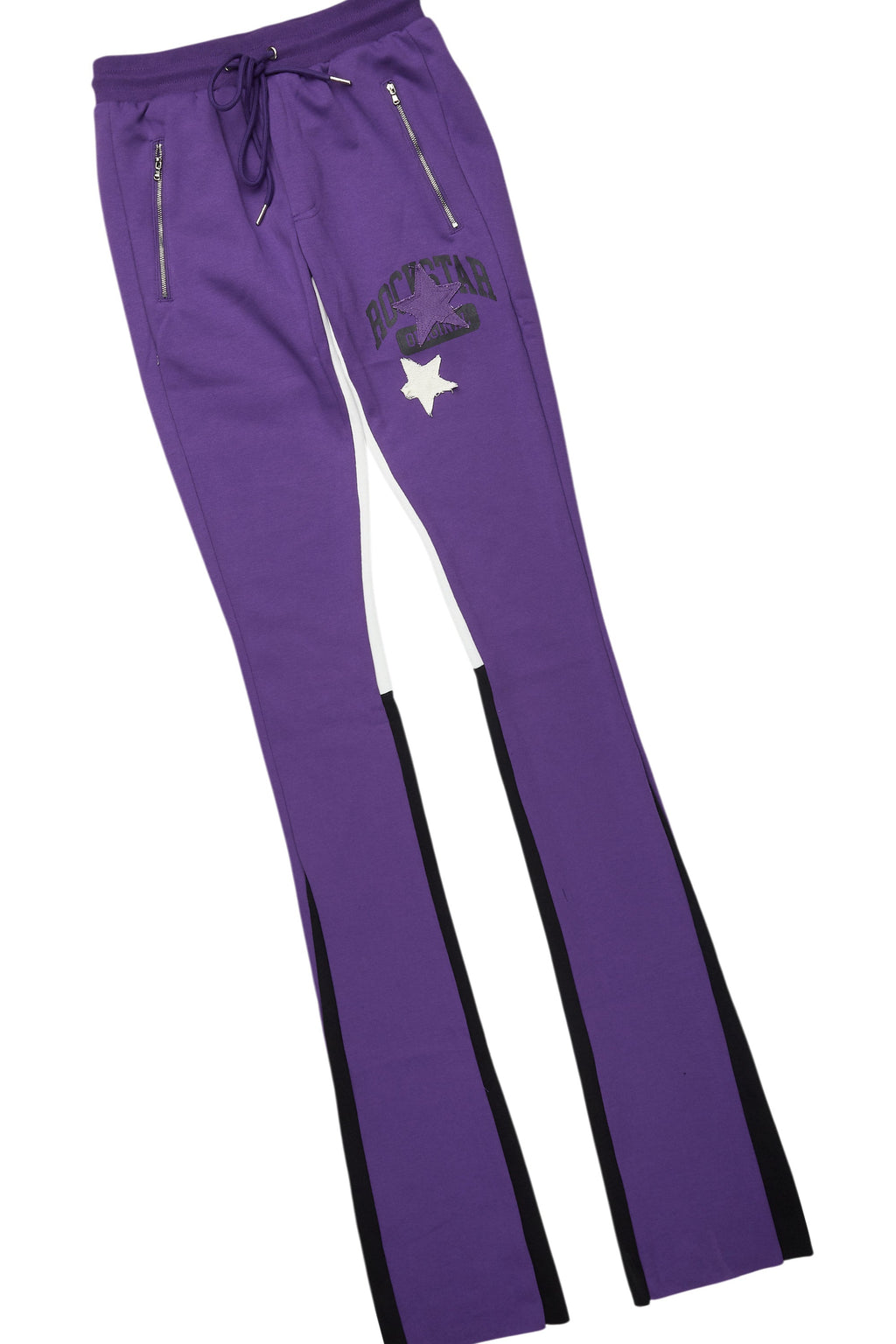 Mallor Purple/blackT-Shirt/Stacked Track Set