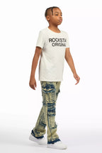 Boys Zarian Vintage Light Blue Cargo Jean