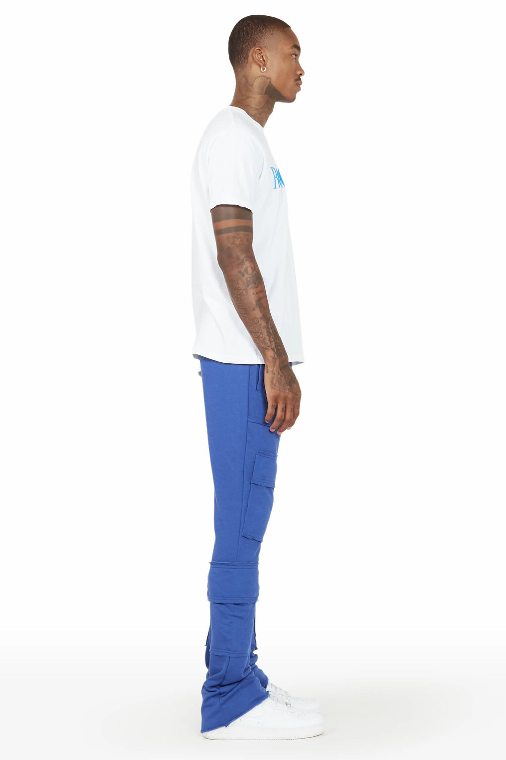 Ezekiel Royal Blue Stacked Flare Pant