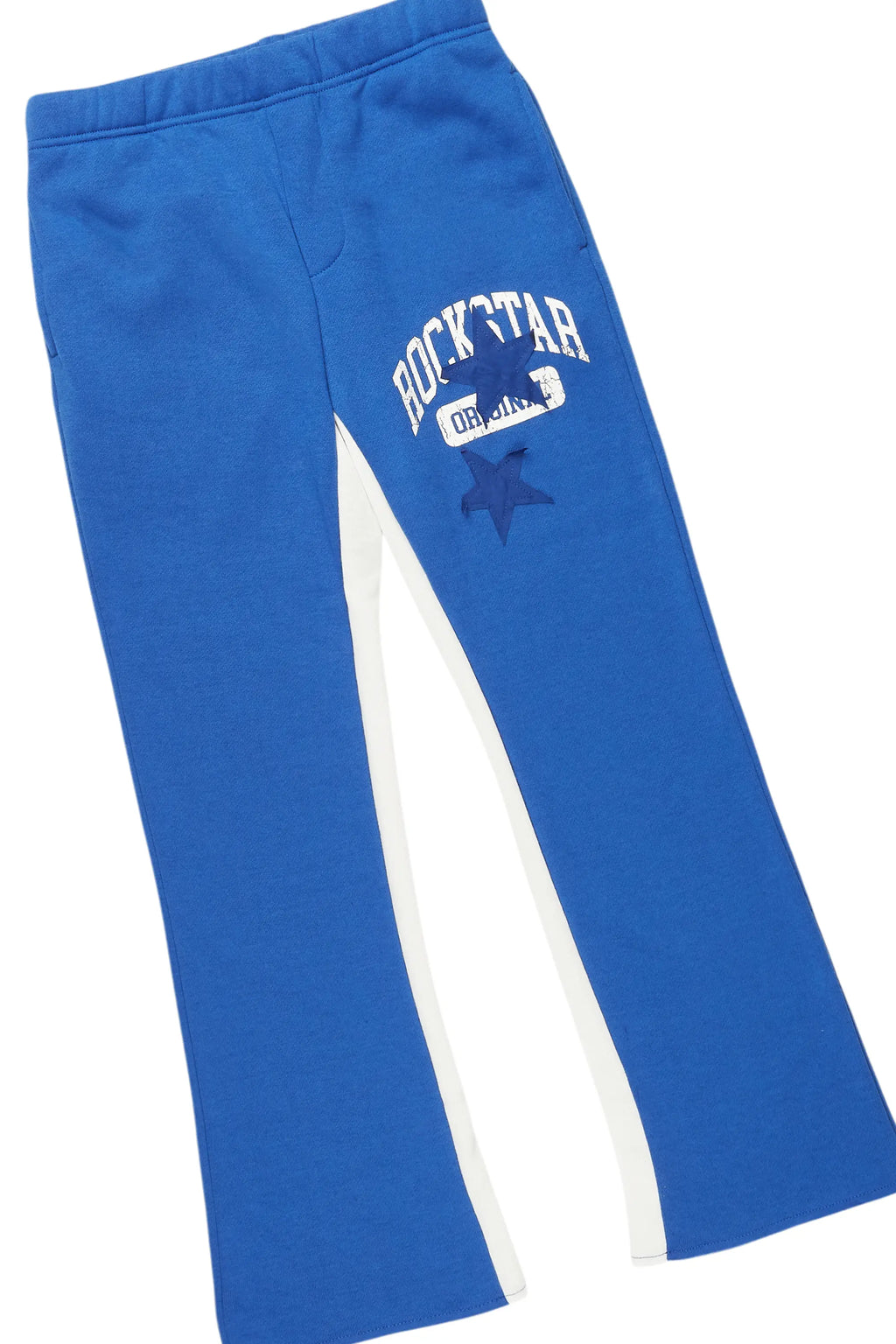 Girls Mallora Royal Blue Baggy Stacked Hoodie Track Set