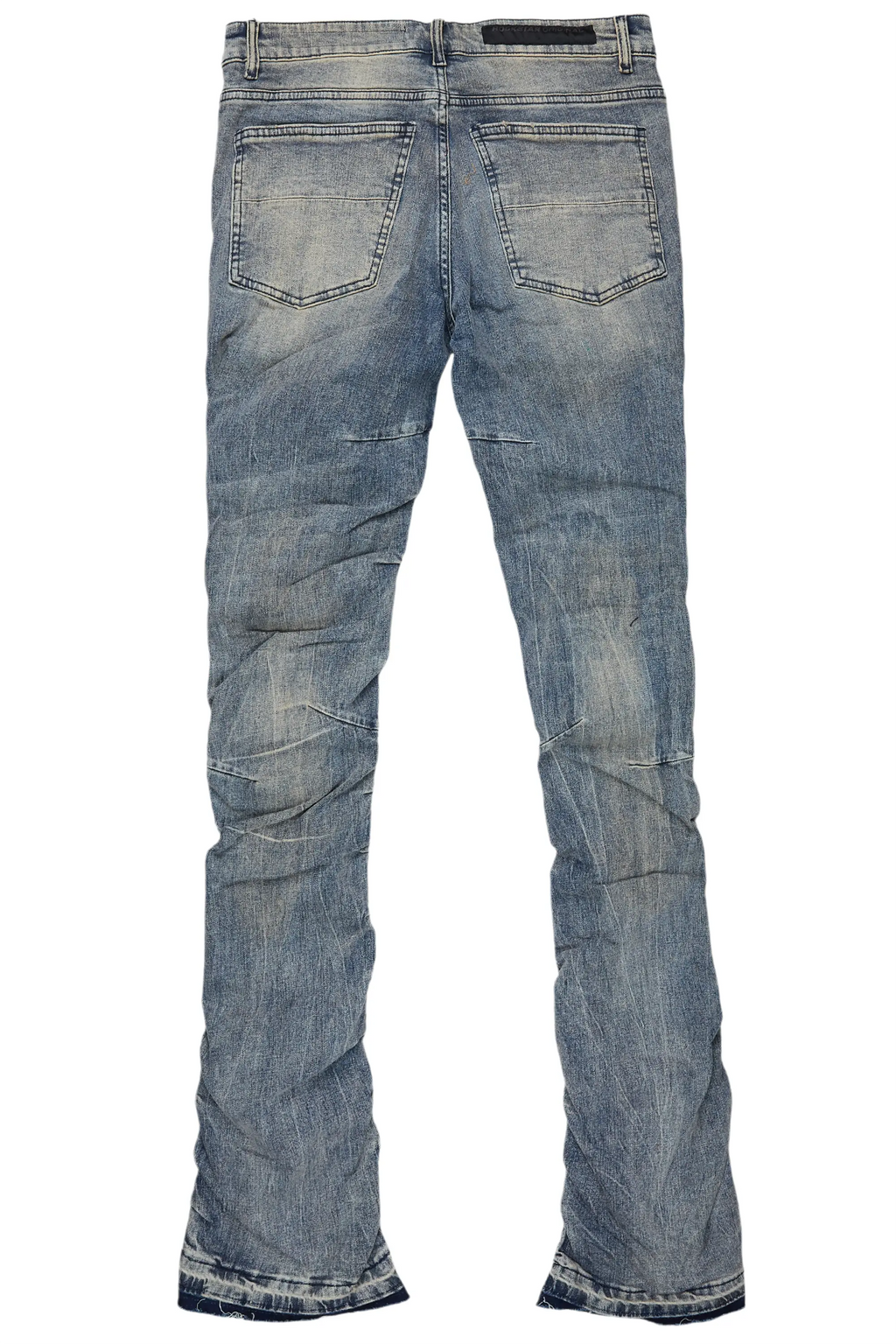 Mercol Blue Stacked Flare Jean