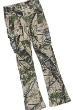 Amos White Camo T-Shirt/Stacked Flare Jean Bundle