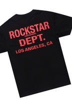 Akos Black/Red T-Shirt/Denim Short Set