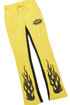 Amos Yellow Hoodie/Baggy Track Pant Set