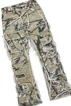 Boys Wylder Tree Camo Hoodie/Stacked Flare Jean Set