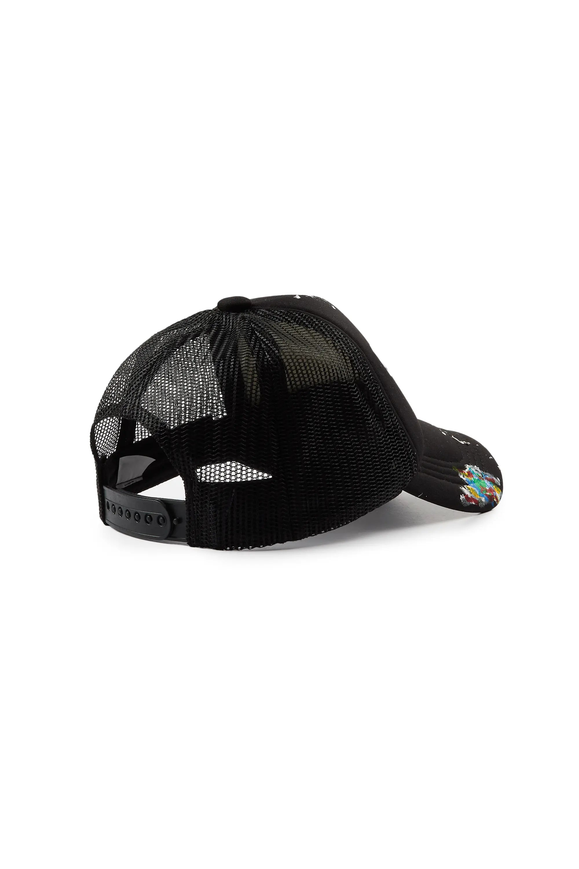 Boys Neptune Black/Red Trucker Hat