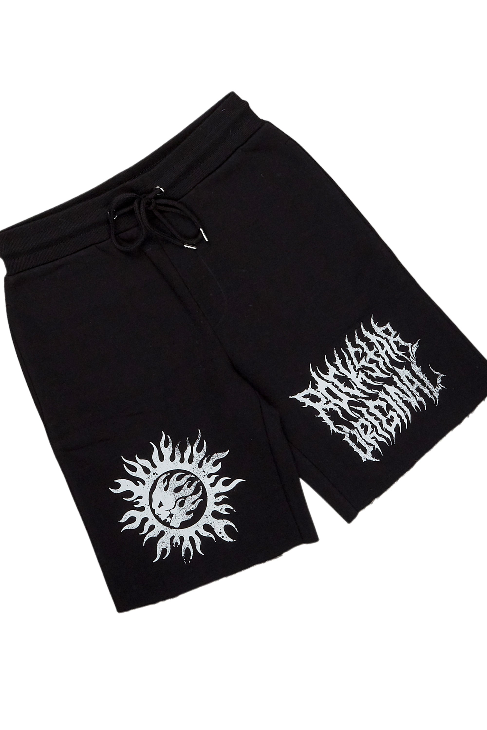 Boys Bolk Black T-Shirt/Short Set