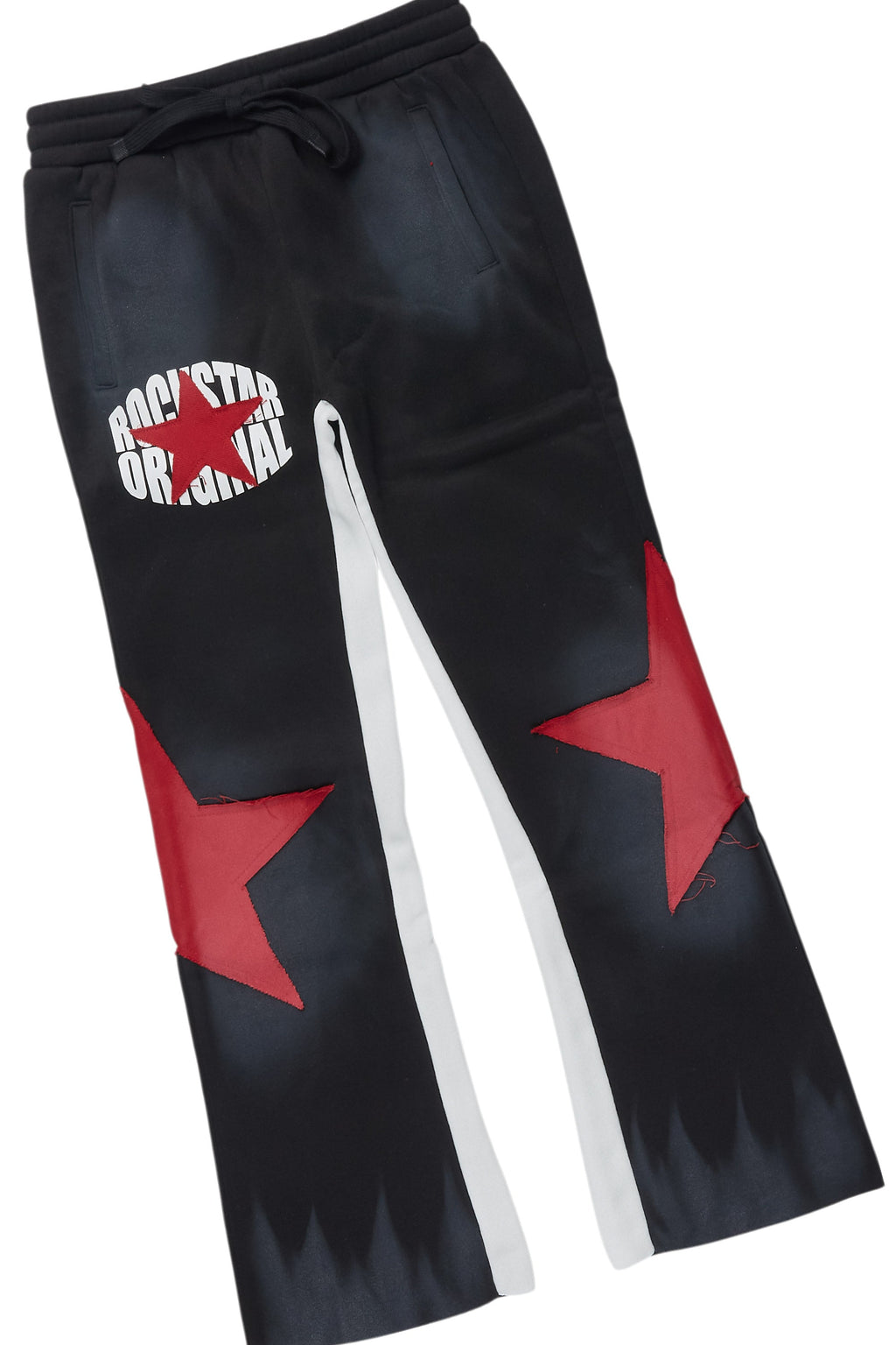 Girls Kallyah Black/ Red  T-Shirt Stacked Set