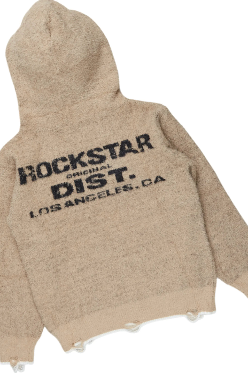 Boys Lake Mohair Beige Knit Track set