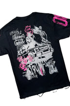 Grill Black/Pink T-Shirt/Slim Fit Jean Set