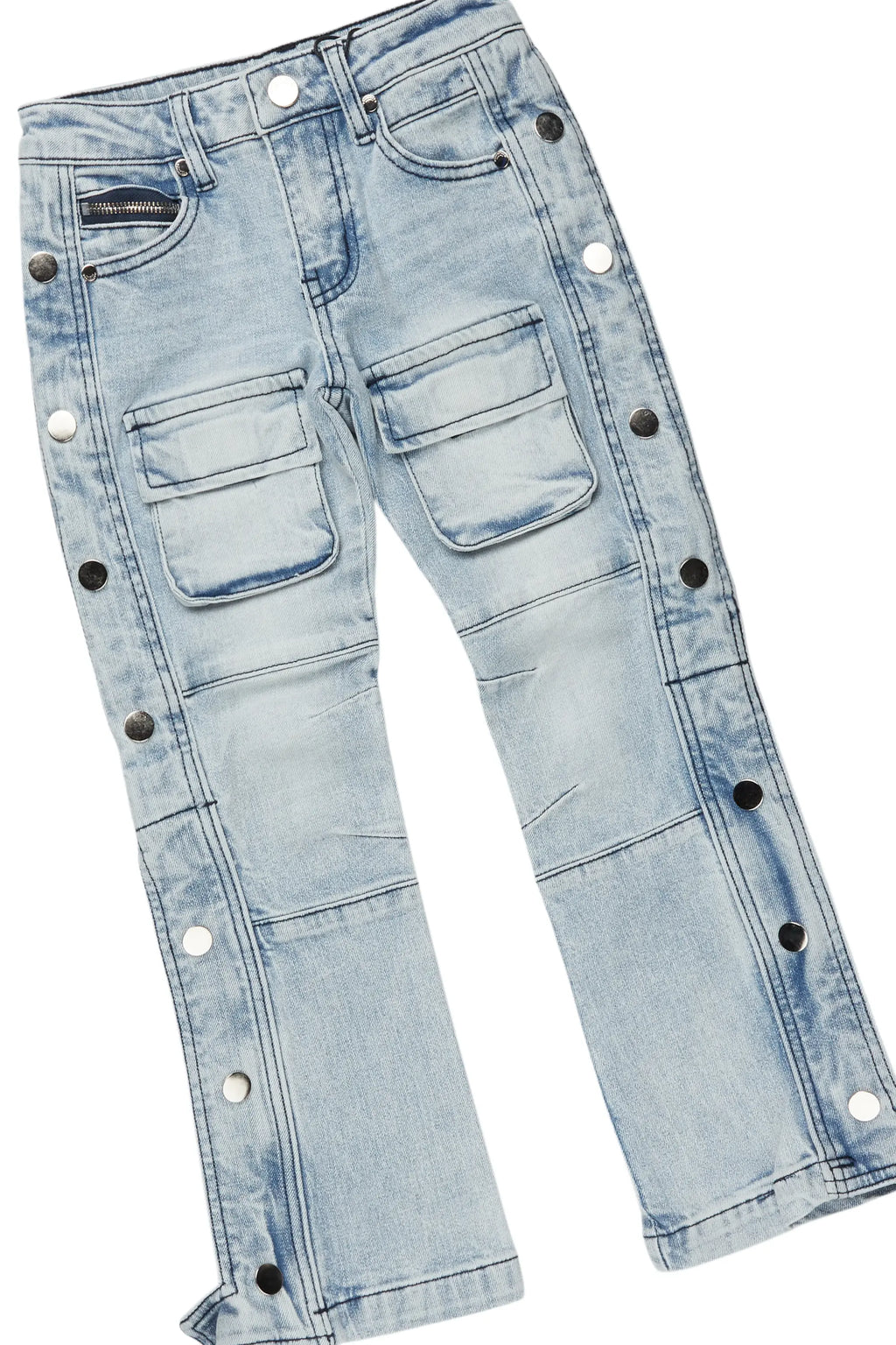 Girls Gada Grey Hoodie/Baggy Fit Jean Set