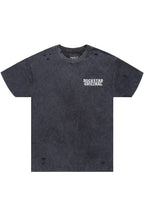 Posse Vintage Black Distressed Oversized T-Shirt