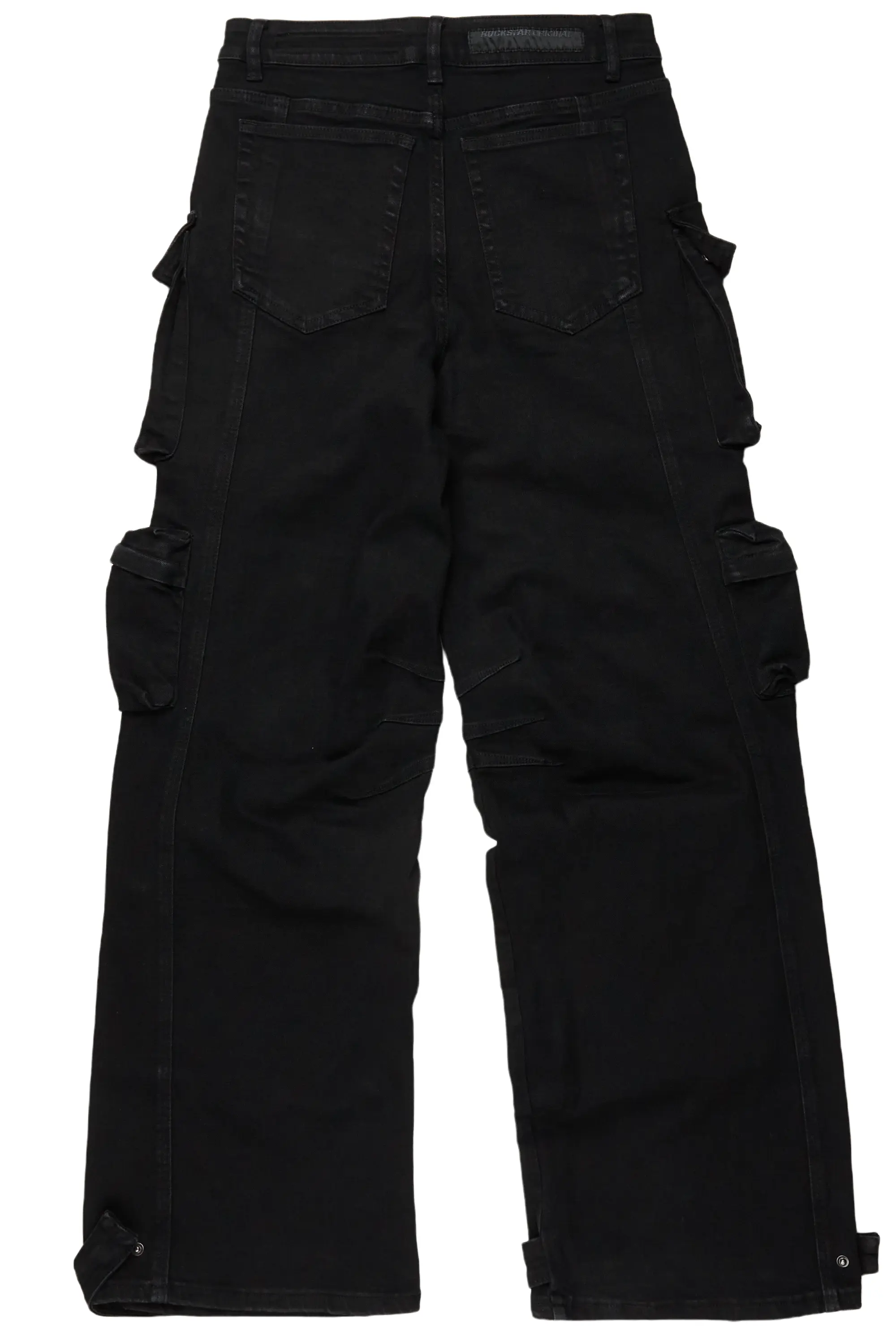 Mahesh Black Baggy Cargo Jean