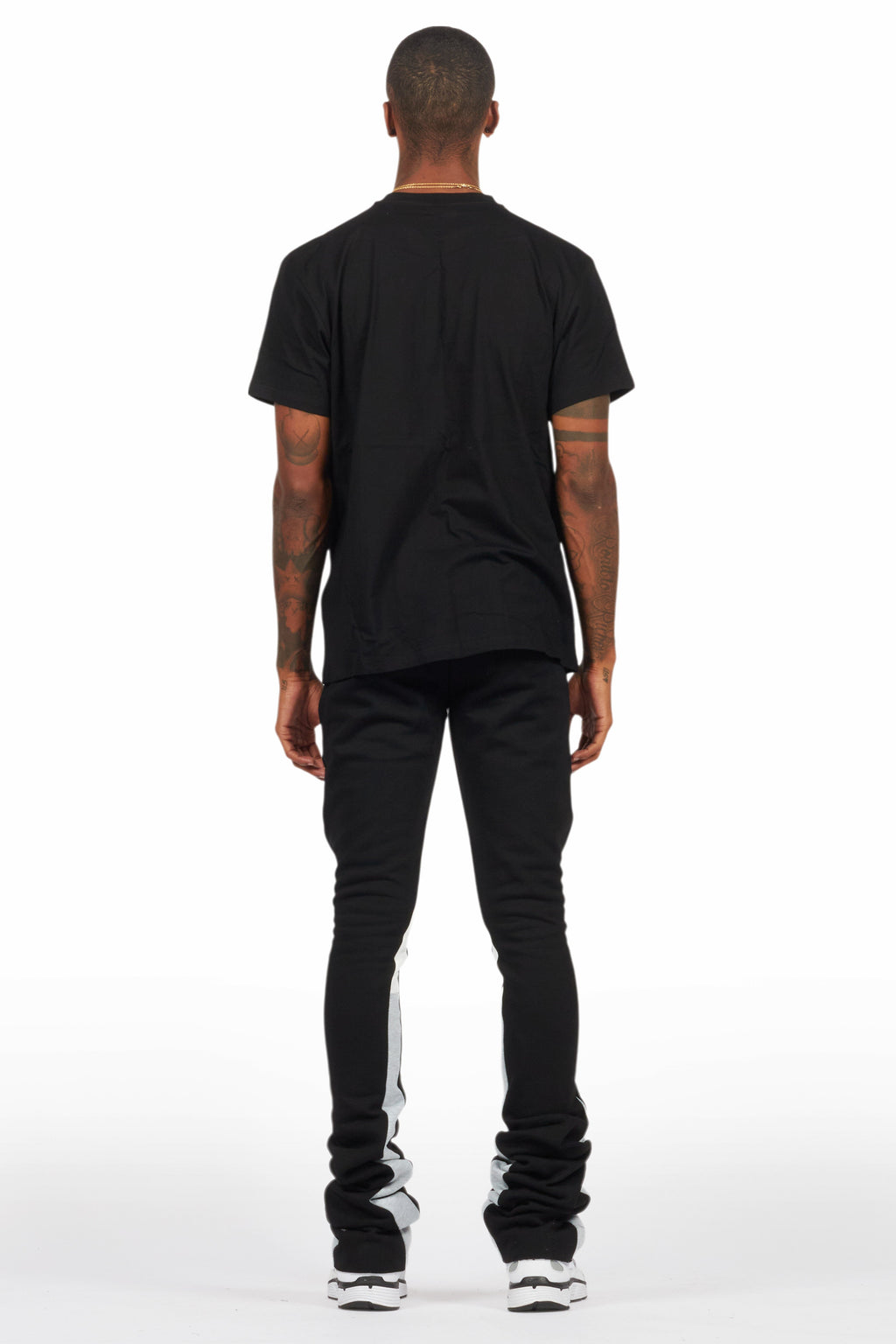 Mallor Black T-Shirt/Stacked Track Set
