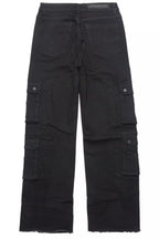 Keylor Black Distressed Baggy Fit Jean