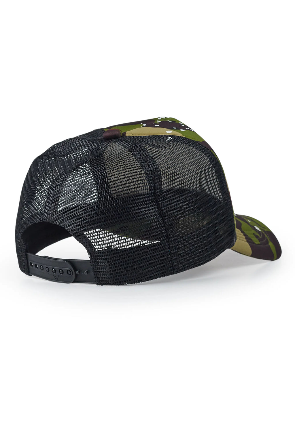 Sharnae Black/Camo Trucker Hat