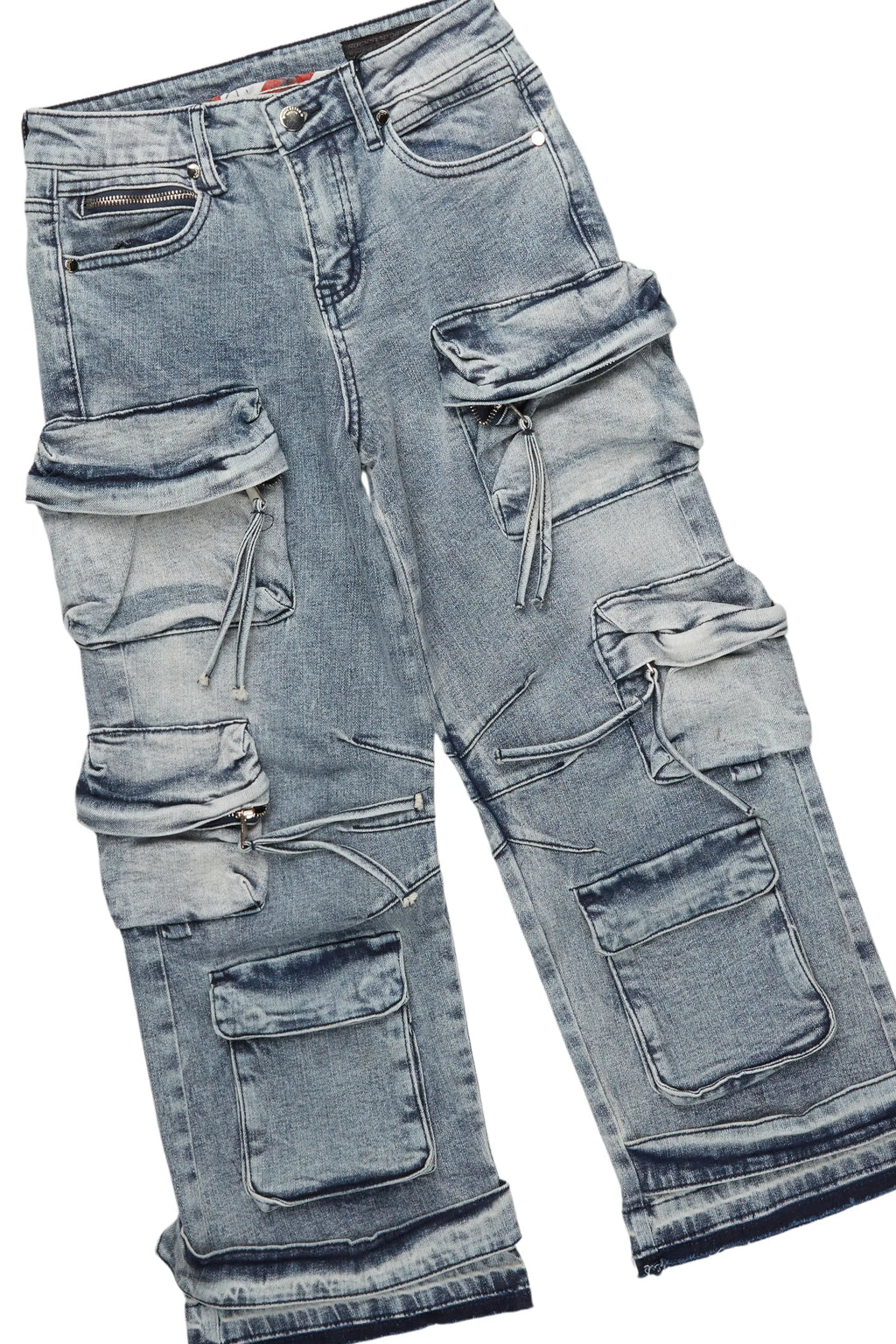 Boys Koen Black/Blue T-Shirt/Baggy Jean Set