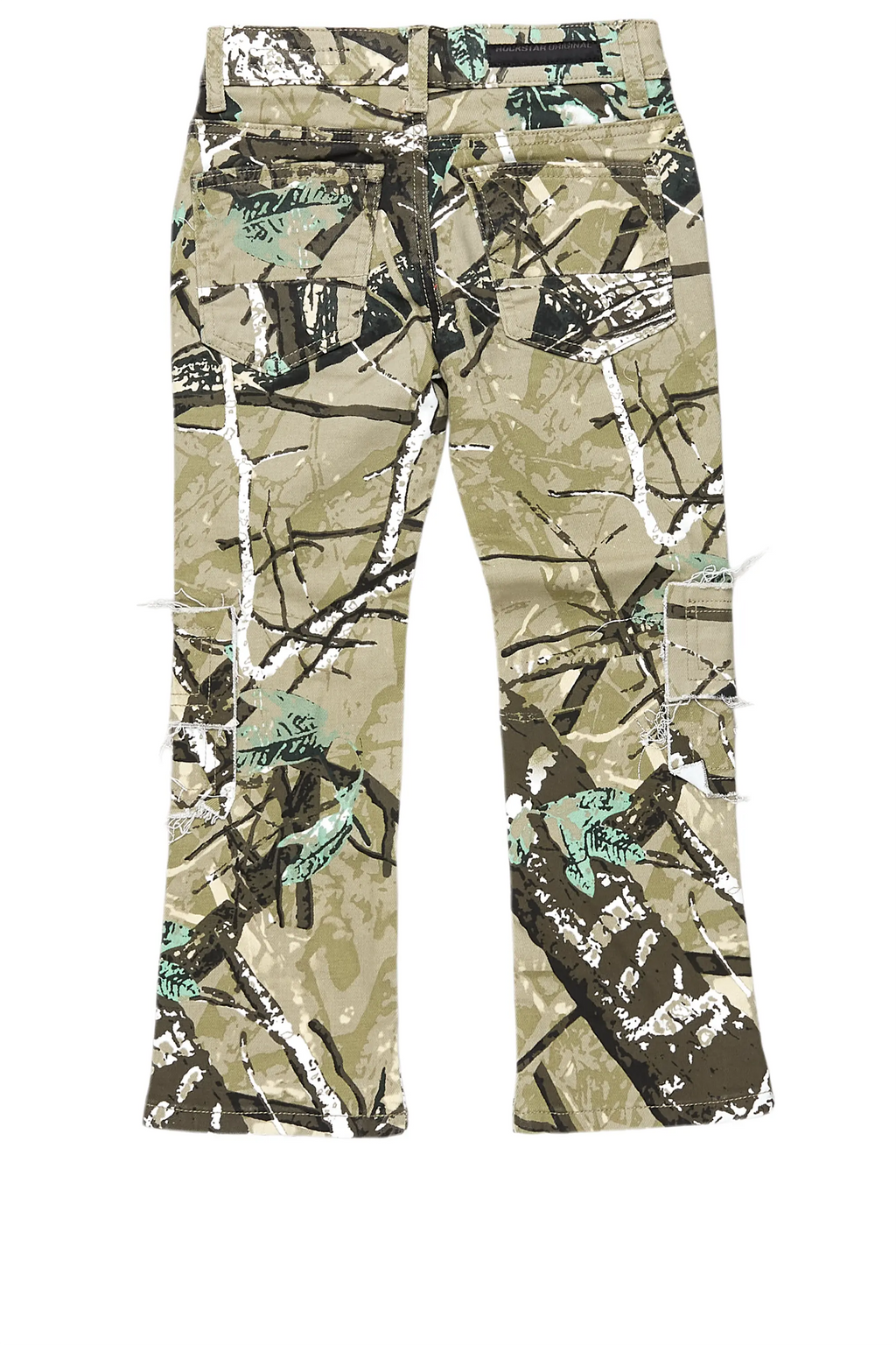 Girls Addy Tree Camo Skinny Fit Cargo Jean