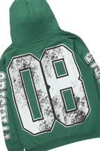 Fields Green/White Baggy Hoodie Track Set