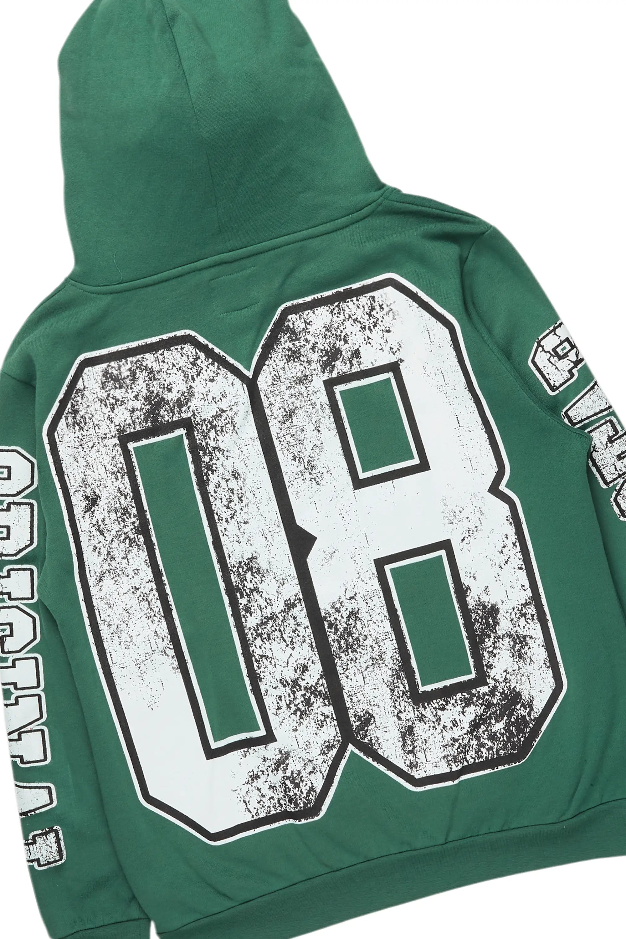 Fields Green/White Baggy Hoodie Track Set