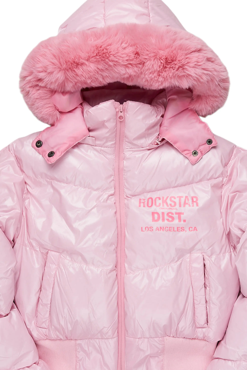 Moncia Pink Puffer Jacket
