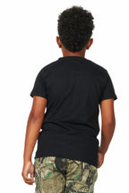 Boys Koen Black/Yellow Graphic T-Shirt