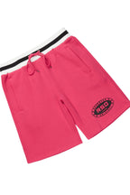 Amos Fuschia/Black Graphic T-Shirt Short Set