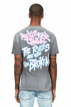 Rafe Heather Charcoal Graphic T-Shirt