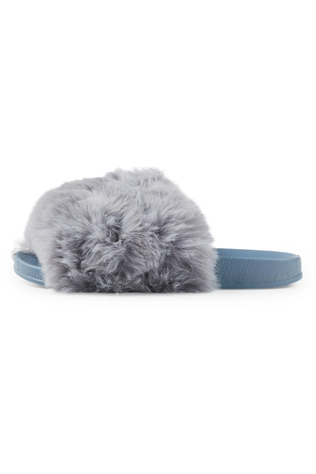 Tatyana Grey Fur Slides