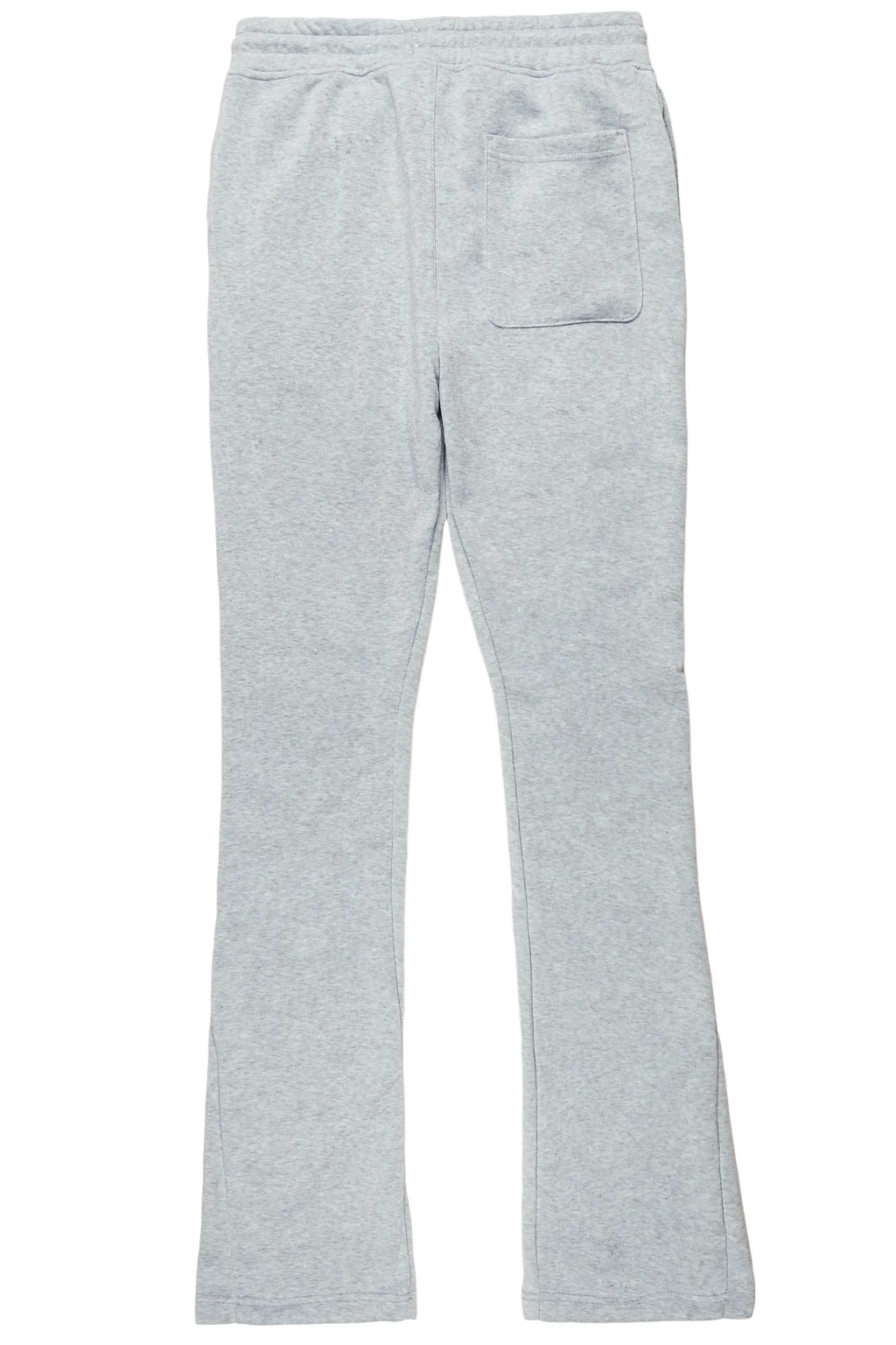 Luka Heather Grey Patchwork Stacked Flare Pants