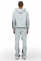 Amos Heather Grey Hoodie/Baggy Track Pant Set