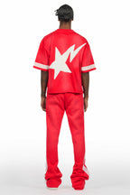 Gerrit Red T-Shirt/Stacked Flare Track Set