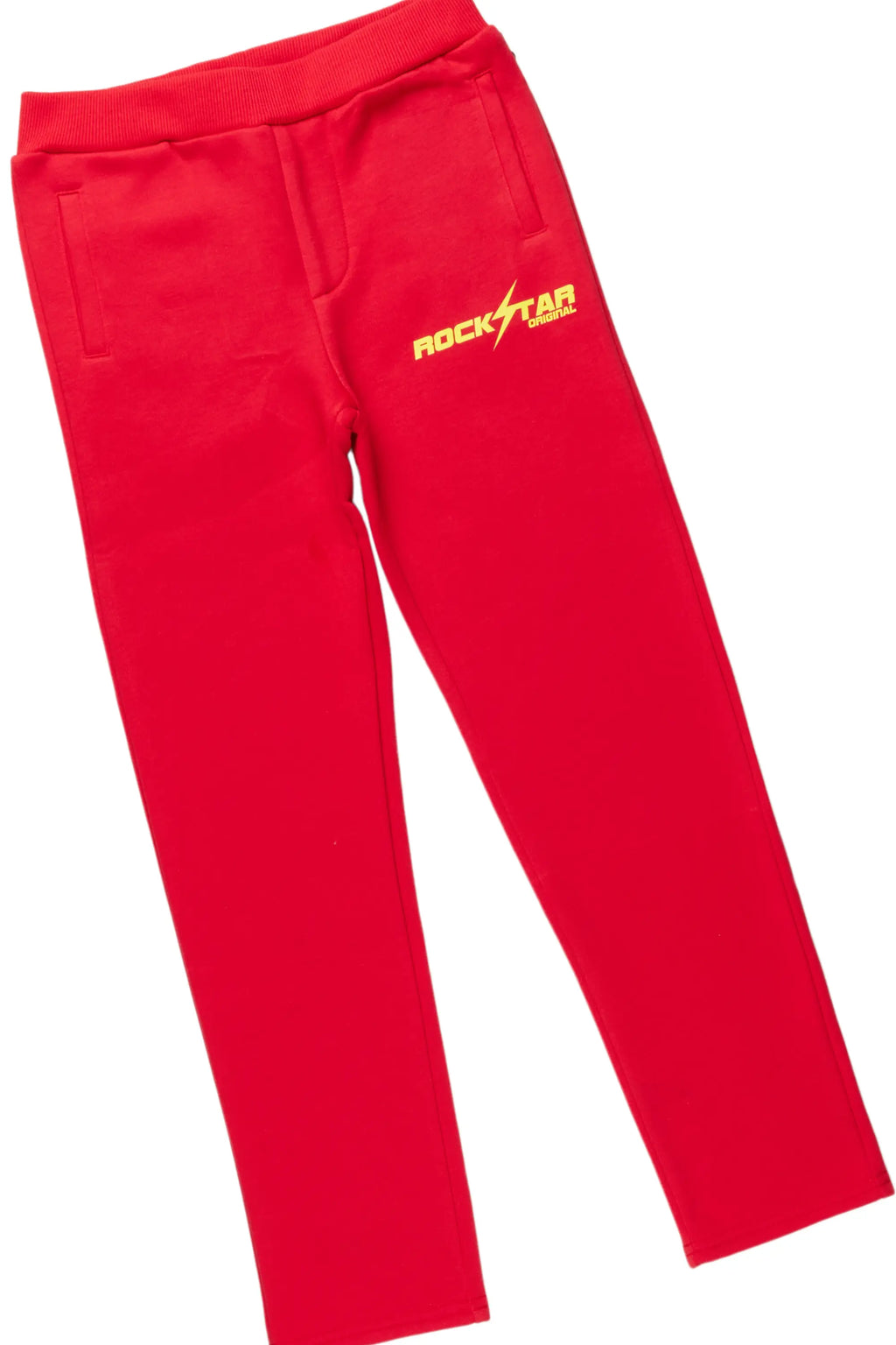 Boys Colin Red Slim Fit Track Set