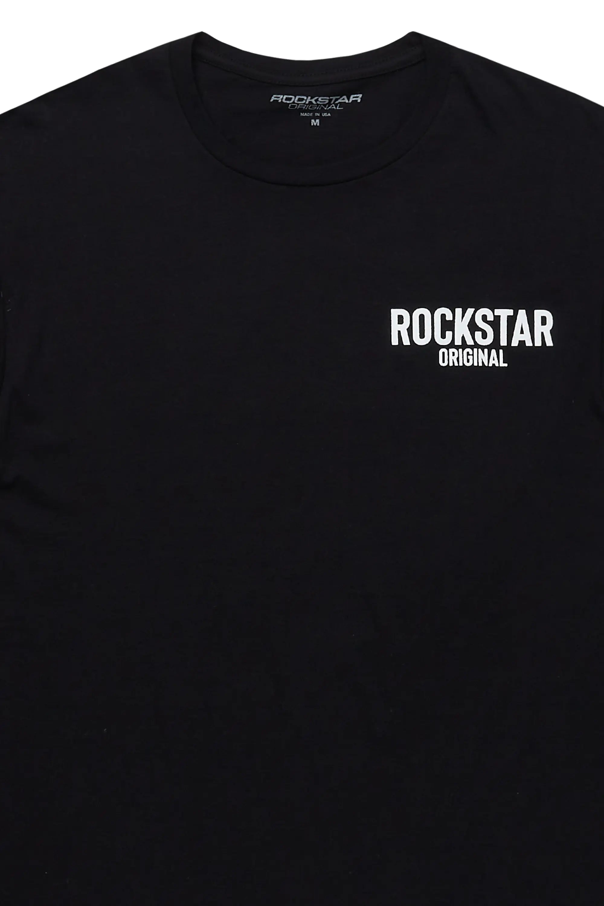 Sana Black/White Graphic T-Shirt