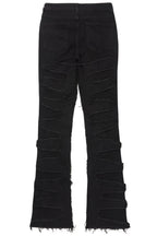 Raeshell Black Painted Stacked Jean