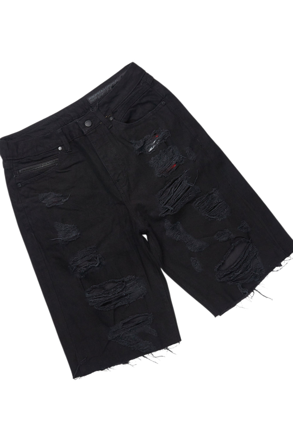 Kip Black T-Shirt/Denim Short Set