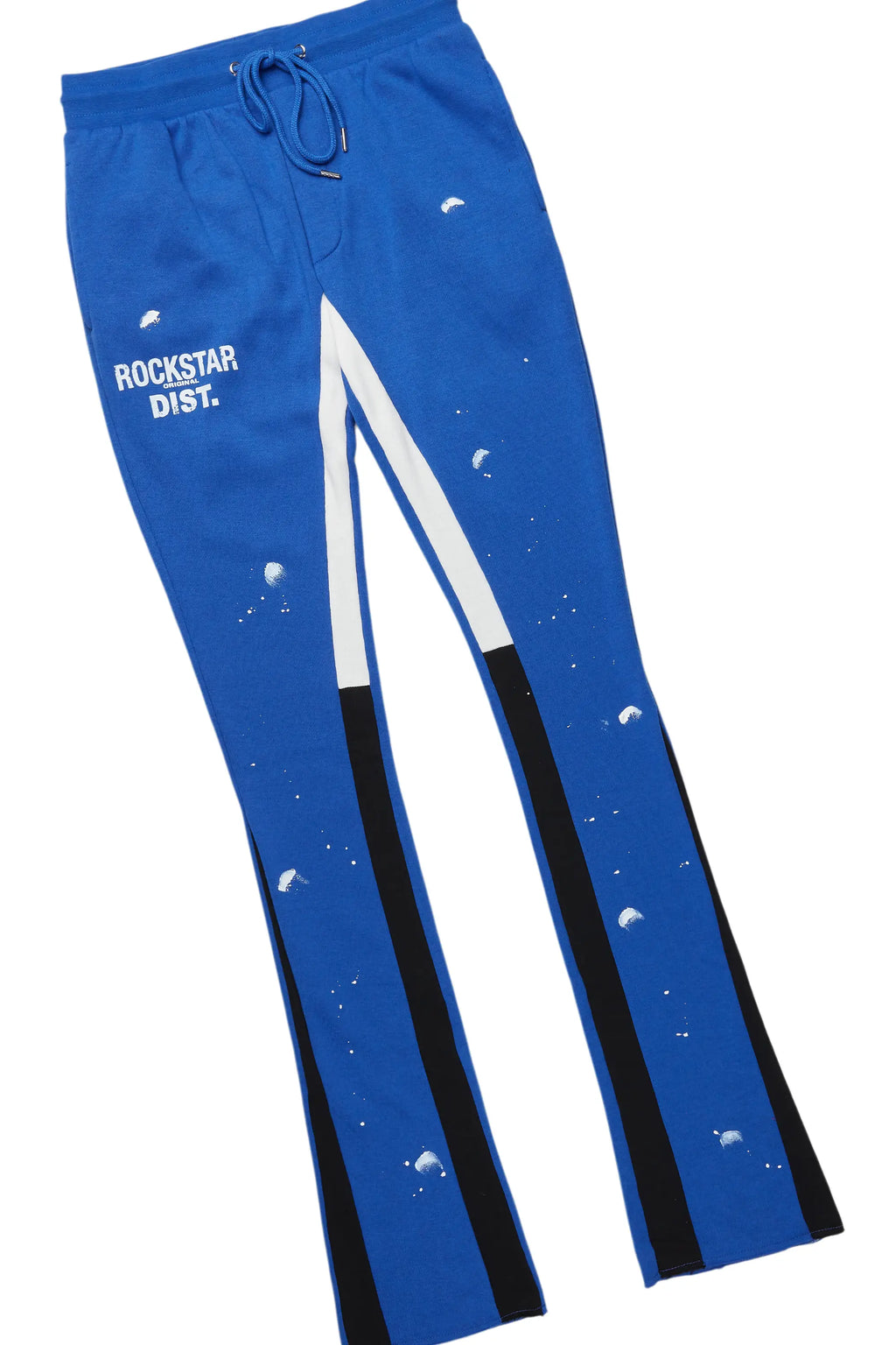 Raffer Royal Blue Hoodie/Stacked Flare Pant Set