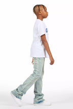 Boys Drick Light Blue Regular Fit Flare Jean