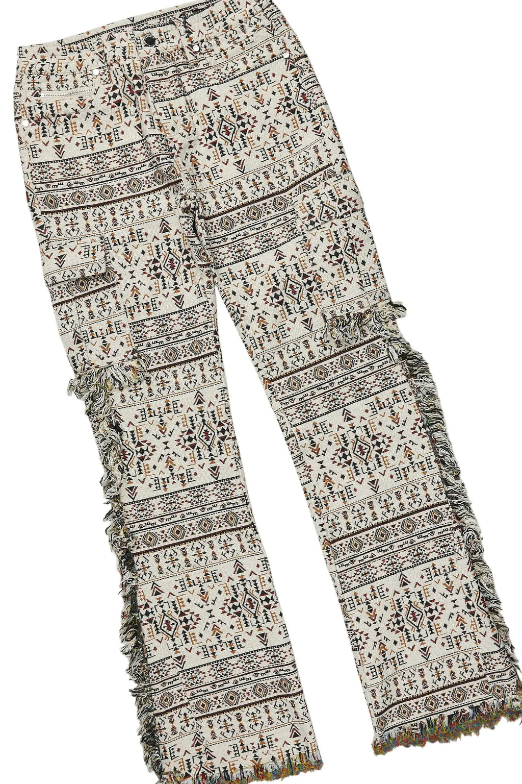 Girls Isla Maroon Hoodie/Stacked Flare Jean Set