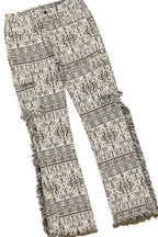 Girls Isla Maroon Hoodie/Stacked Flare Jean Set