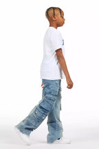 Boys Keylor Blue Baggy Fit Jean