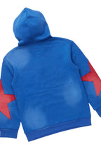 Boys States 2.0 Royal/Red Stacked Hoodie Track Set