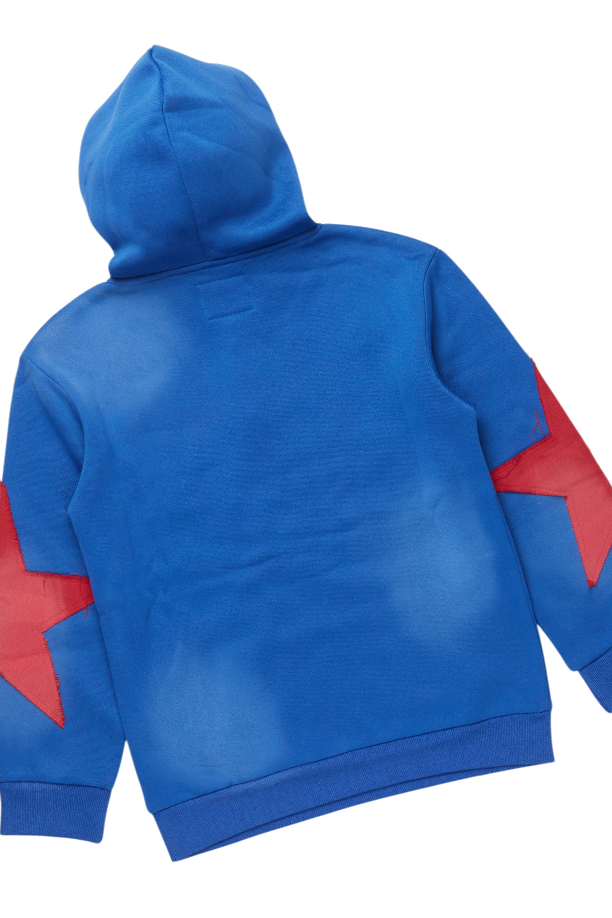 Boys States 2.0 Royal/Red Stacked Hoodie Track Set