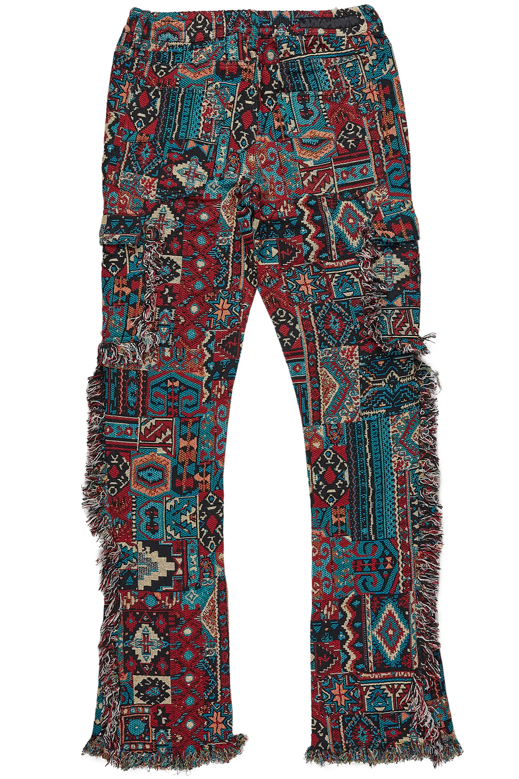 Ayami Red Slim Tapestry Flare Jean