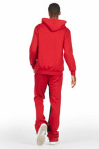 Briggs Burgundy Hoodie/Baggy Fit Pant Set