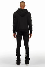 Amos Black Hoodie/Super Stacked Hoodie Track Set