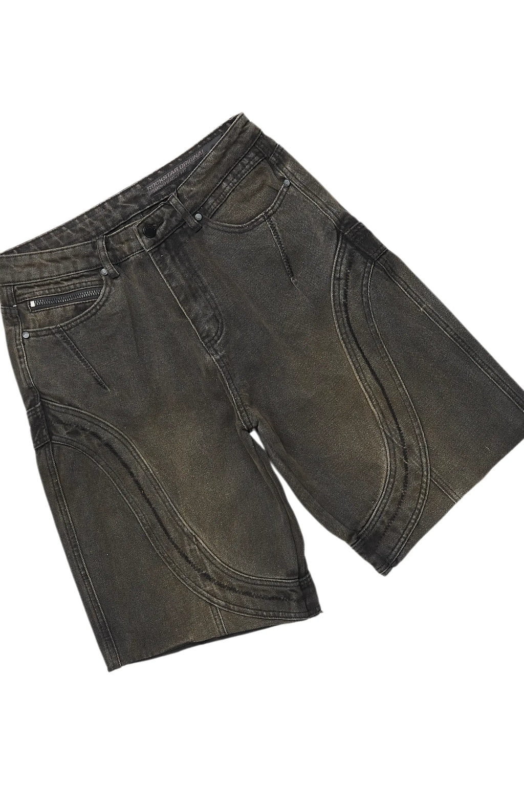 Gonen Black T-Shirt/Denim Short Set